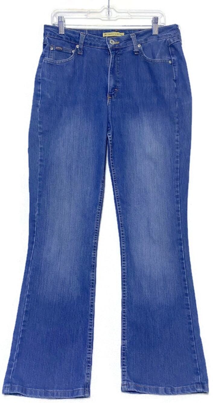 VF Jeanswear Riders Women's Blue Denim Jeans Size 12 Slimming Stretch